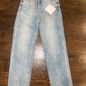 Pistola Light Wash Straight Leg Jeans